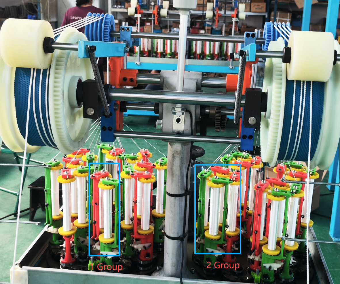 Double Group Braiding Machine