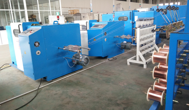 Copper Wire Double Twist Bunching Machine